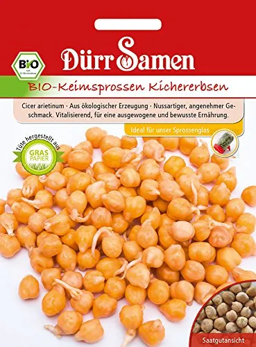 Dürr-Samen 4339 Keimsprossen Kichererbse (Bio-Keimsprossen)