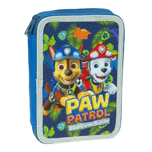 PAW PATROL Federpenal gefüllt - Federmappe im bunten Paw Patrol Design, ideal für Schule und Freizeit, bereits gefüllt mit hochwertigem Schreibzubehör.