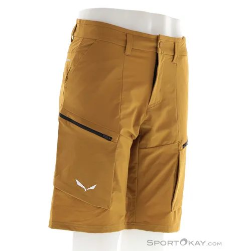 Salewa Puez DST Cargo Herren Outdoorshort - Braun - XXL - Wanderhosen für Herren, atmungsaktiv und schnell trocknend, ideal für anspruchsvolle Outdoor-Aktivitäten.