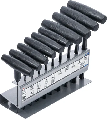 BGS Do It Yourself Schraubendreher-Satz mit T-Griff | Innensechskant 2 - 10 m...