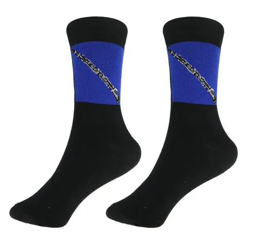 mugesh Freizeitsocken Musik-Socken Klarinette für Musiker