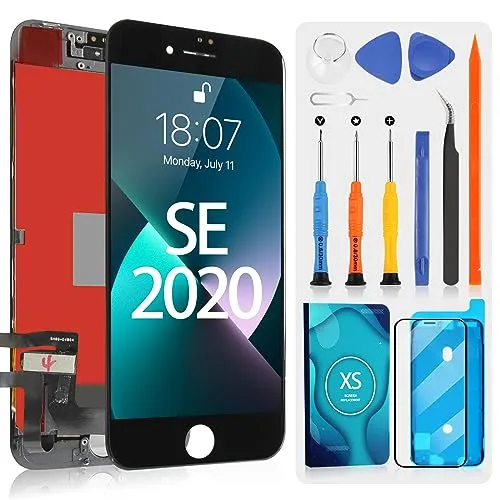 LCD Bildschirm für iPhone 8 / iPhone SE (2020) LCD Display Digitizer Touchscreen Assembly mit Reparatur Kit für A1863, A1905, A1906, A2275, A2298, A2296