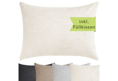 Selfitex Dekokissen 60 x 80 cm in beige von Selfitex