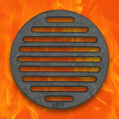 Premiumqualität Ofenrost Gussrost Ø 19 cm Kamin Ascherost Kaminrost Rundrost