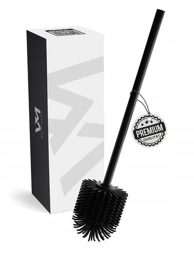 WC Bürste Klobürste aus Silikon - für mehr Hygiene Schwarz