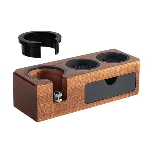 Cecotec Tamping-Station Baristeo WoodTamperStation 3-in-1