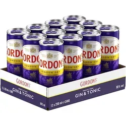 Gordon's London Dry Gin & Tonic 12 Dosen