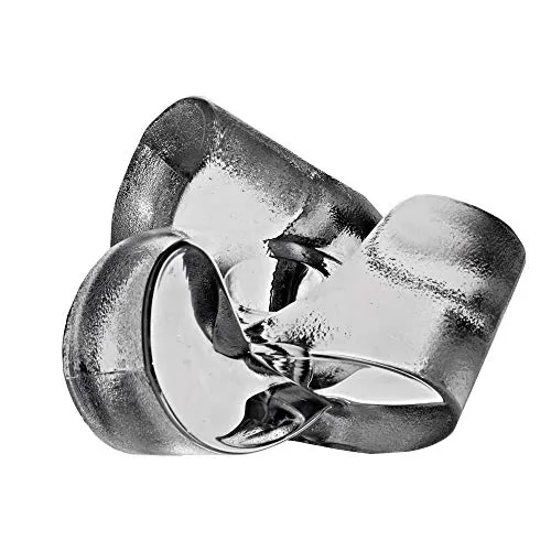 Kerzenhalter Stabkerze Bleikristall Glas Schleifenband 5cm Transparent