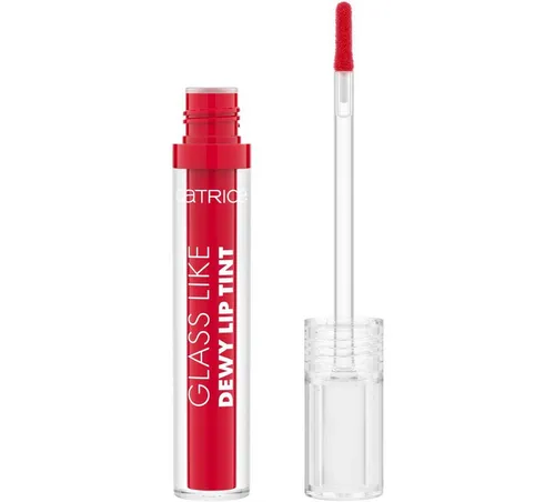 Catrice Lipgloss Glass Like Dewy Lip Tint, 3-tlg., Intensive Pflege, hochglänzendes, leuchtendes Finish, wässrige Textur.