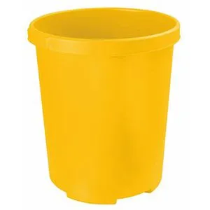 HAN Papierkorb Klassik XXL 50l rund gelb in gelb von HAN