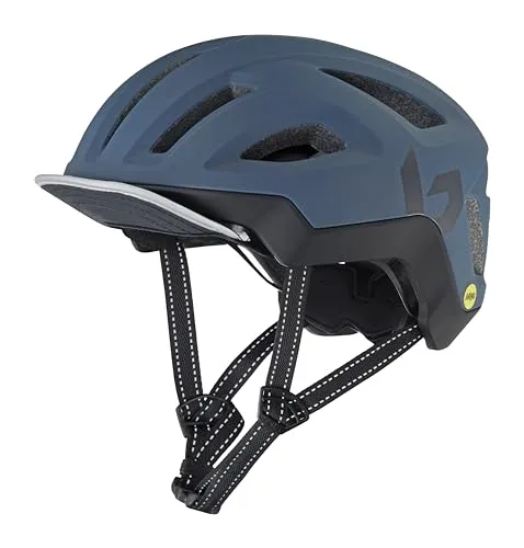 Bolle React Mips Helm - matte navy, S/52-55 cm - Fahrradhelme mit MIPS-Technologie für optimalen Schutz und Komfort, ideal für sichere Fahrten.