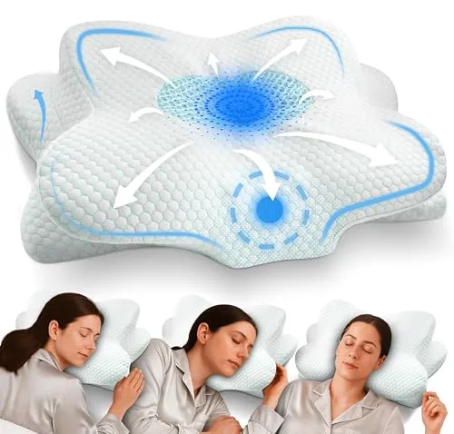 Orthopädisches Nackenstützkissen bei Nackenschmerzen aus hochwertigem Memory Foam