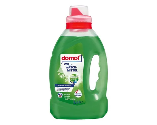 Domol Vollwaschmittel (20 WL, 1,1 Liter, für bunte und weiße Wäsche)