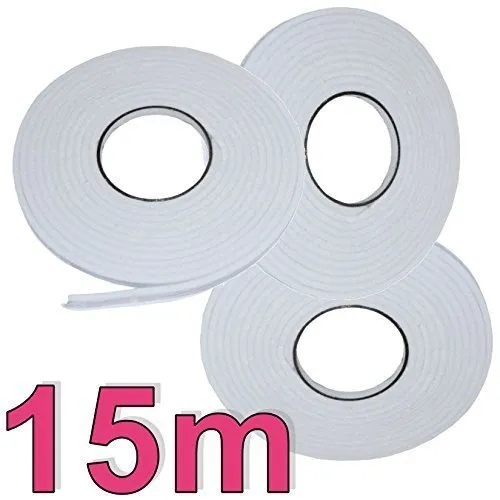 m Fensterdichtung Türdichtung Zugluftdichtung Scheibendichtung Klebeband 15