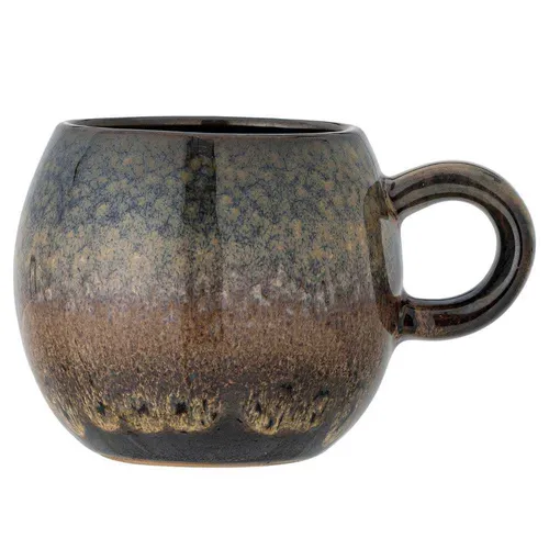 Bloomingville Becher PAULA Braun Töne Meliert mit Henkel 275 ml Tasse