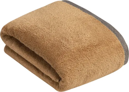 Vossen Badetuch Prato - Braun, 150x100 cm - Hochwertiges Handtuch aus Textil, angenehm weich und zertifiziert nach Oeko-Tex® Standard 100. Ideal für den täglichen Gebrauch und Made in Austria.
