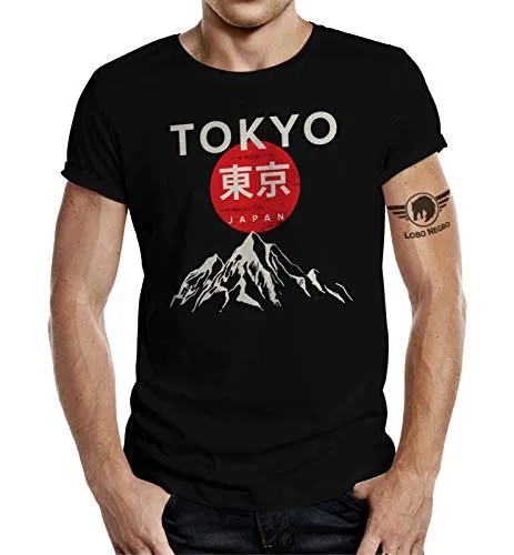 T-Shirt für Japan Samurai Tokio Kampfsport Fans S