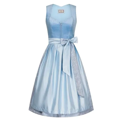 Trachtl Dirndl Babsi – Elegantes Trachtenkleid in Hellblau in blau von Trachtl.de