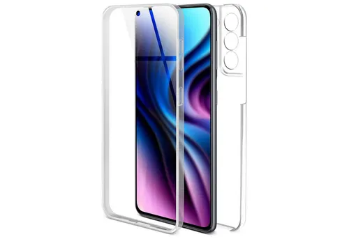 ONEFLOW Handyhülle für Samsung Galaxy S21 FE 5G Hülle Komplett Schutz Touch Case 6,4 Zoll, 360 Grad Schutzhülle Transparent Rundumschutz Durchsichtig Beidseitig