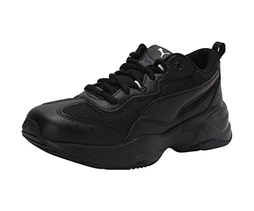 PUMA Damen Cilia Sneaker, Puma Black-Puma Silver-Peach Bud, 42 EU - Damen-Sneaker mit IMEVA-Zwischensohle für leichten Komfort und SoftFoam+ Innensohle für maximalen Laufkomfort – ideal für jeden Schritt!