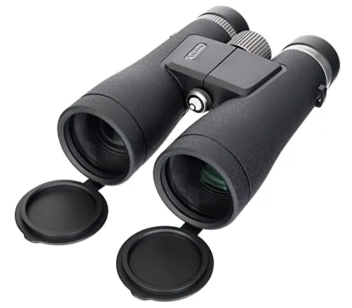 Levenhuk Nitro ED 10x50 Leistungsstarkes, Wasserdichtes Feldfernglas mit Tasche, Trageschlaufe und Schutzkappen im Set
