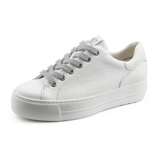 Paul Green Damen SUPER Soft Pauls Low-Top Sneaker - Damen-Sneaker mit Plateausohle, aus weichem Leder und TENCEL Fasern für optimalen Tragekomfort und moderne Style-Optionen.