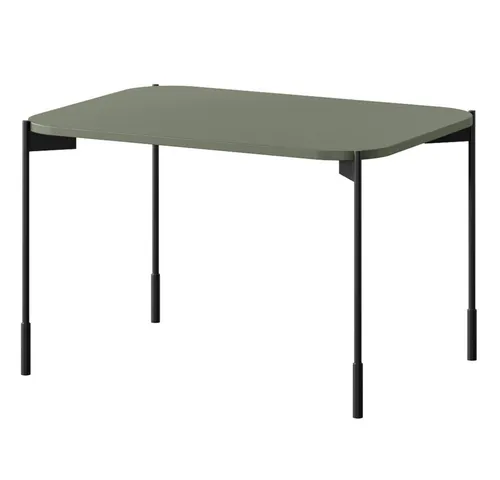 Lomadox Couchtisch SPLIT-141 in olivgrün matt, 70 cm