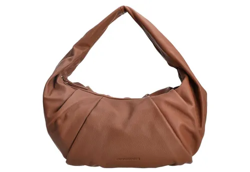 LES VISIONNAIRES Greta Schultertasche aus Leder - 37 cm - Braun - Elegante Greta Schultertasche aus hochwertigem Leder, ideal für den täglichen Gebrauch. Viel Platz für Ihre Essentials und stilvolles Design vereint in einem praktischen Accessoire.