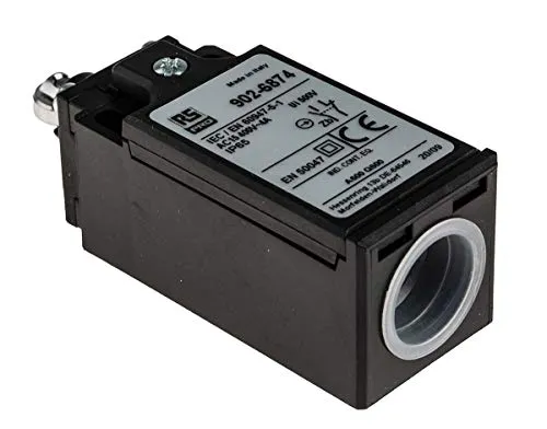 RS PRO Endschalter, Rollenstößel, DPST, Schließer/Öffner, IP 65, Glasfaserverstärkter Thermoplast, 10A Anschluss Kabel