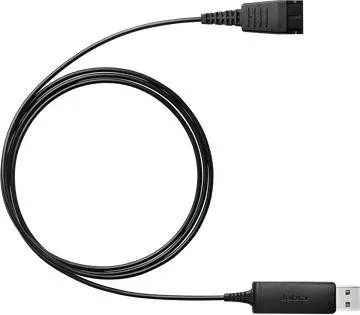 Jabra LINK 230 - USB Headsetadapter, schwarz und ideal für eine klare Audioverbindung