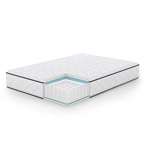 AKORD 7-Zonen Taschenfederkernmatratze 140x200 cm, H3 (Mittelfest), 11 Schichten, Inklusive Matratzenschoner mit Gummizug, Wendbare Rollmatratze, Oeko-TEX® Zertifiziert, Ergonomische Mattress, 26 kg