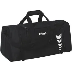Erima Sporttasche Six Wings S, schwarz, 28 Liter, 49cm, mit Nassfach