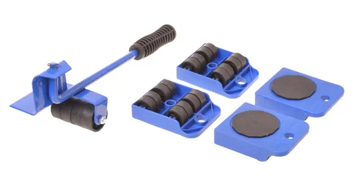 Set 5tlg Möbeltransport Transport Roller Transporthilfsmitte Möbelheber 150 kg