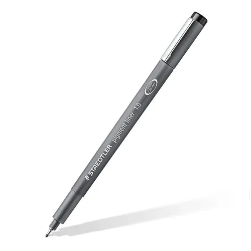 Staedtler Pigment Liner 308 - 1,0 mm 308-10, schwarz, dokumentenecht