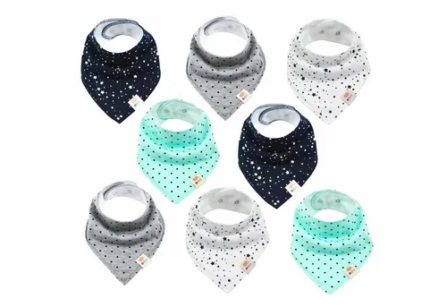 M.M.C. Lätzchen Dreieckstücher, (8-St), Halstücher