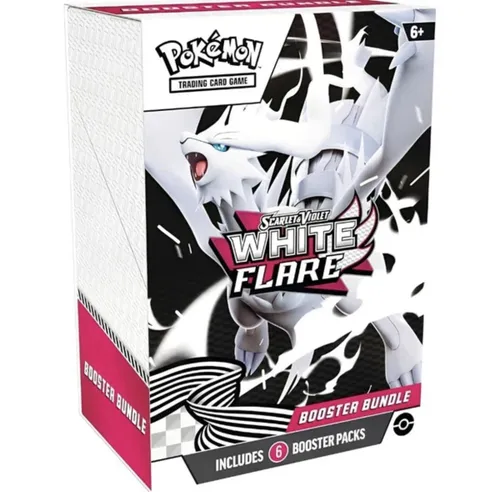 Pokemon White Flare Booster Bundle Englisch - Sealed Neu - TCG OVP Displays, enthält exklusive Booster-Karten für das Pokémon TCG und ist ideal für Sammler und Spieler.