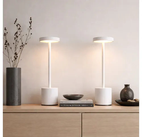GLOBO LIGHTING LED Außen-Tischleuchte mit Touch-Dimmer