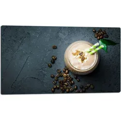 Glashakkungsbrett 52x30 Kaffee