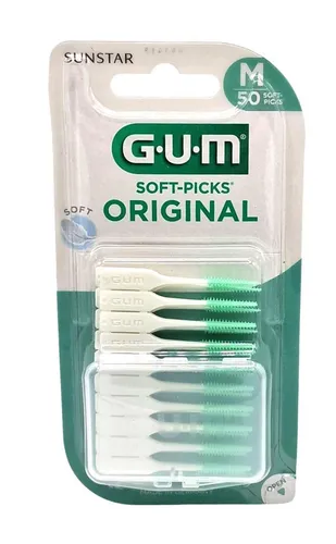 GUM SOFT-PICKS Original Regular/Medium 50 Stück Zahnzwischenraumbürsten