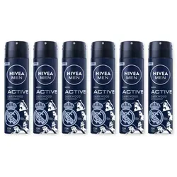 NIVEA MEN Deodorant Active Darkwood Limited Edition Deo Spray 6 x 150ml