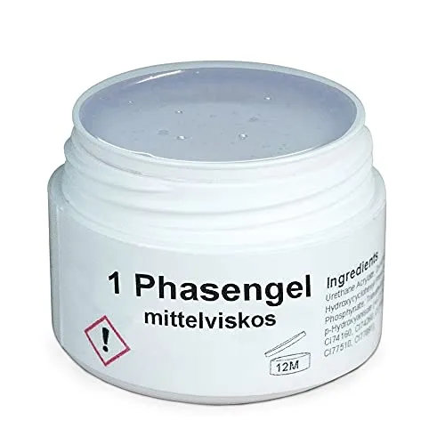 GS-Nails 1-Phasen-UV-Nagel-Gel - 3-in-1 Haft-, Aufbau- & Versiegelungs-Gel (250ml) - Hochwertiges 3-in-1 Nagel-Gel für Nail-Art und Nagel-Design. Bietet optimale Haftung, Stabilität und ein glänzendes Finish. Ideal für professionelle Anwendungen und alle Schichten künstlicher Fingernägel.