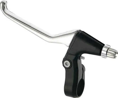 Alhonga 30075100 Bremshebel 4-Finger 1 St. Schwarz, Aluminium