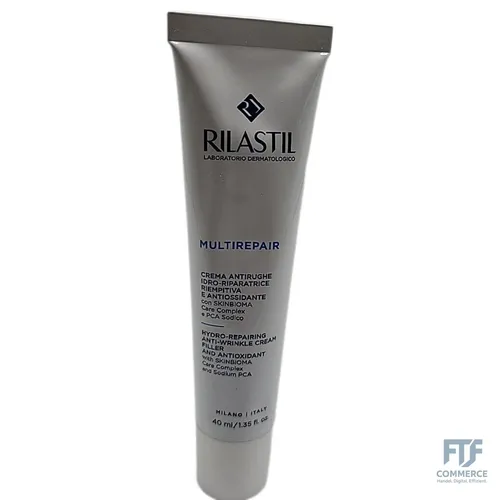 Rilastil Multirepair Anti-Falten Creme 40 ml - Tagespflege für Damen, revitalisierende Gesichtscreme mit Tiefenwirkung, die der Haut Festigkeit und Elastizität zurückgibt – für ein gesundes, strahlendes Hautbild.