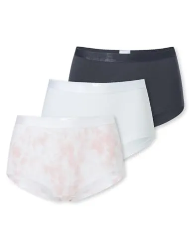 Schiesser Mädchen 3 Pack Unterwäsche Shorts - Unterhosen für Mädchen aus 95/5 Organic Bio Baumwolle, mit weichem Bündchen für höchsten Komfort und ideale Passform.