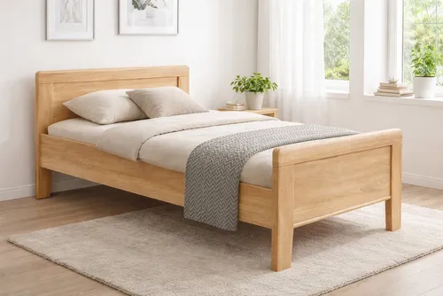 bv-vertrieb Seniorenbett 90x200 Eiche sägerauh - Komfortbett mit verstellbarer Liegefläche - Bettgestell 90x200 cm in Eiche sägerauh, ideal für Senioren. 4-fach höhenverstellbare Liegefläche bis 53 cm, perfekt für einfaches Ein- und Aussteigen. Lieferung per Spedition frei Haus.