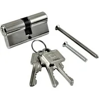 Profildoppelzylinder PZ 8812 40/70mm - Hochsicherheitszylinder mit 3 Schlüsseln - Schließtechnik mit Not- und Gefahrenfunktion, massivem Messing und hoher Sicherheit (DIN EN 1303 Klasse 4). Ideal für sicheren Zugang und Schutz.