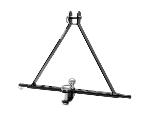 Ackerschiene Kat. 2 Dreipunktaufhängung, Anhängekupplung, 932mm, Verdrehschutz