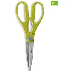 Ibili 2er-Set: Küchenscheren in Silber - (L)21,5 cm