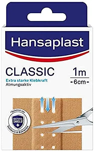 Hansaplast Classic Pflaster, 1 m x 6 cm, 1 Stück