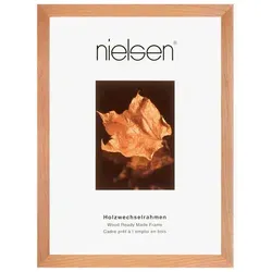 Nielsen Bilderrahmen Essential, Birke, 40x50 cm - Eleganter Bilderrahmen aus Holz in Birkefarben, ideal zum Schutz und zur Präsentation Ihrer Fotos mit Klarglasabdeckung. Perfekt für Wohnzimmer und Flur!